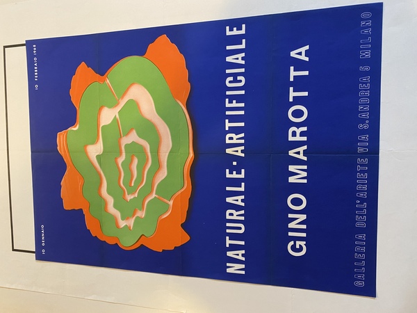 Manifesto / Poster serigrafato 61 x 42 cm. dell'esposizione Naturale …
