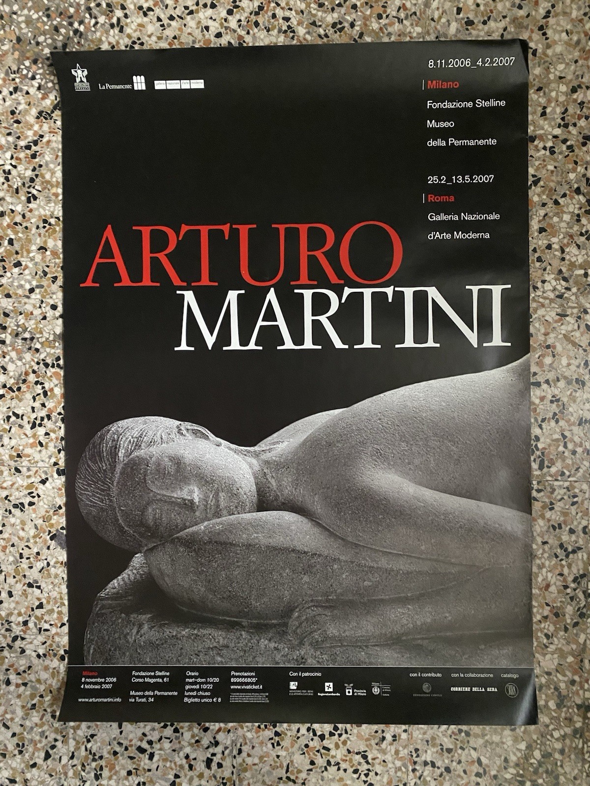 Martini Arturo Manifesto / Poster 97 x 68 cm. Milano …