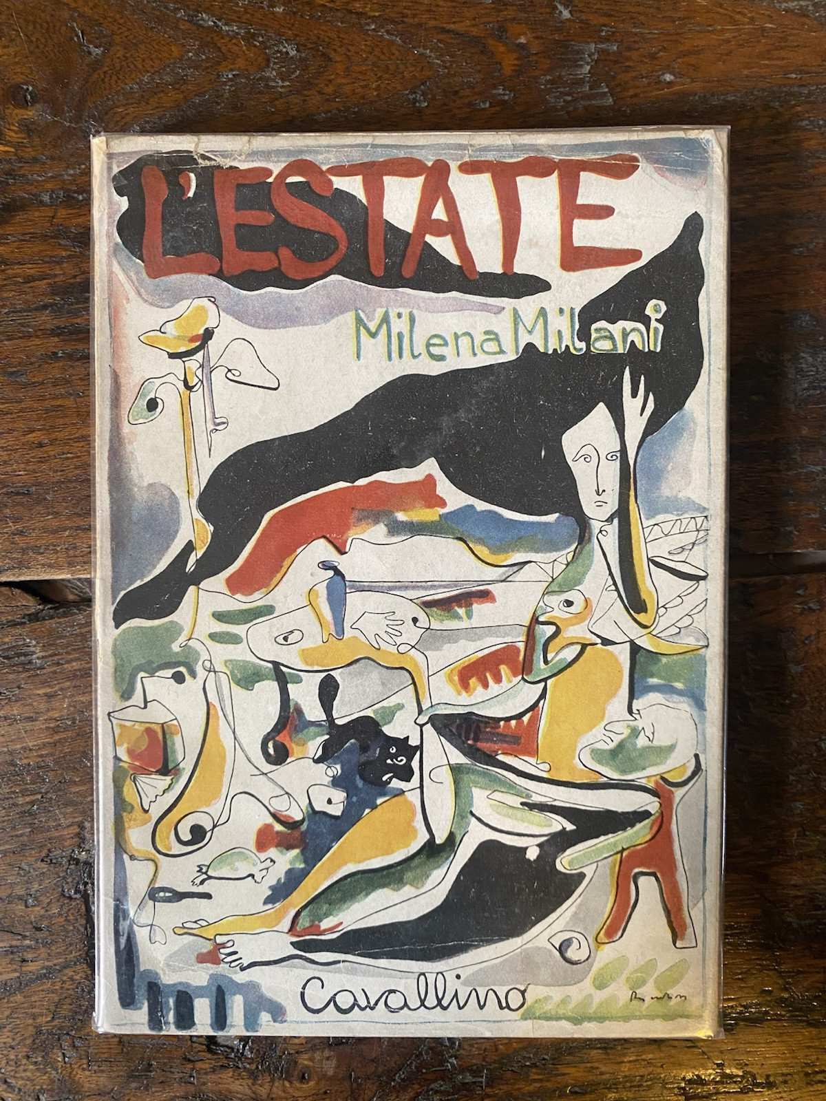 Autografato Milani Milena L'estate Venezia Edizioni del Cavalino 1946