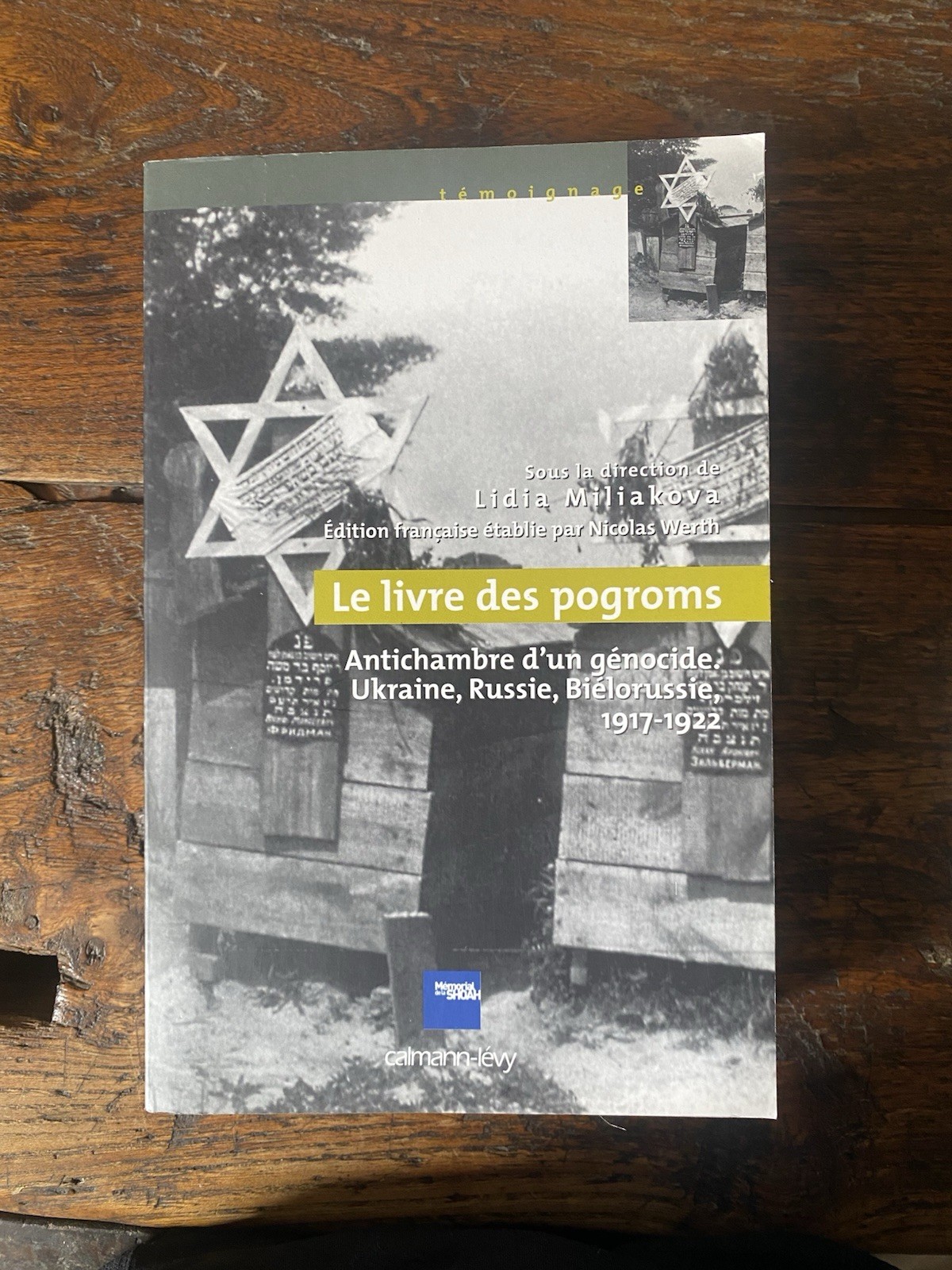 Miliakova Lidia Le livre des progroms Paris Calmann-Lévy 2010
