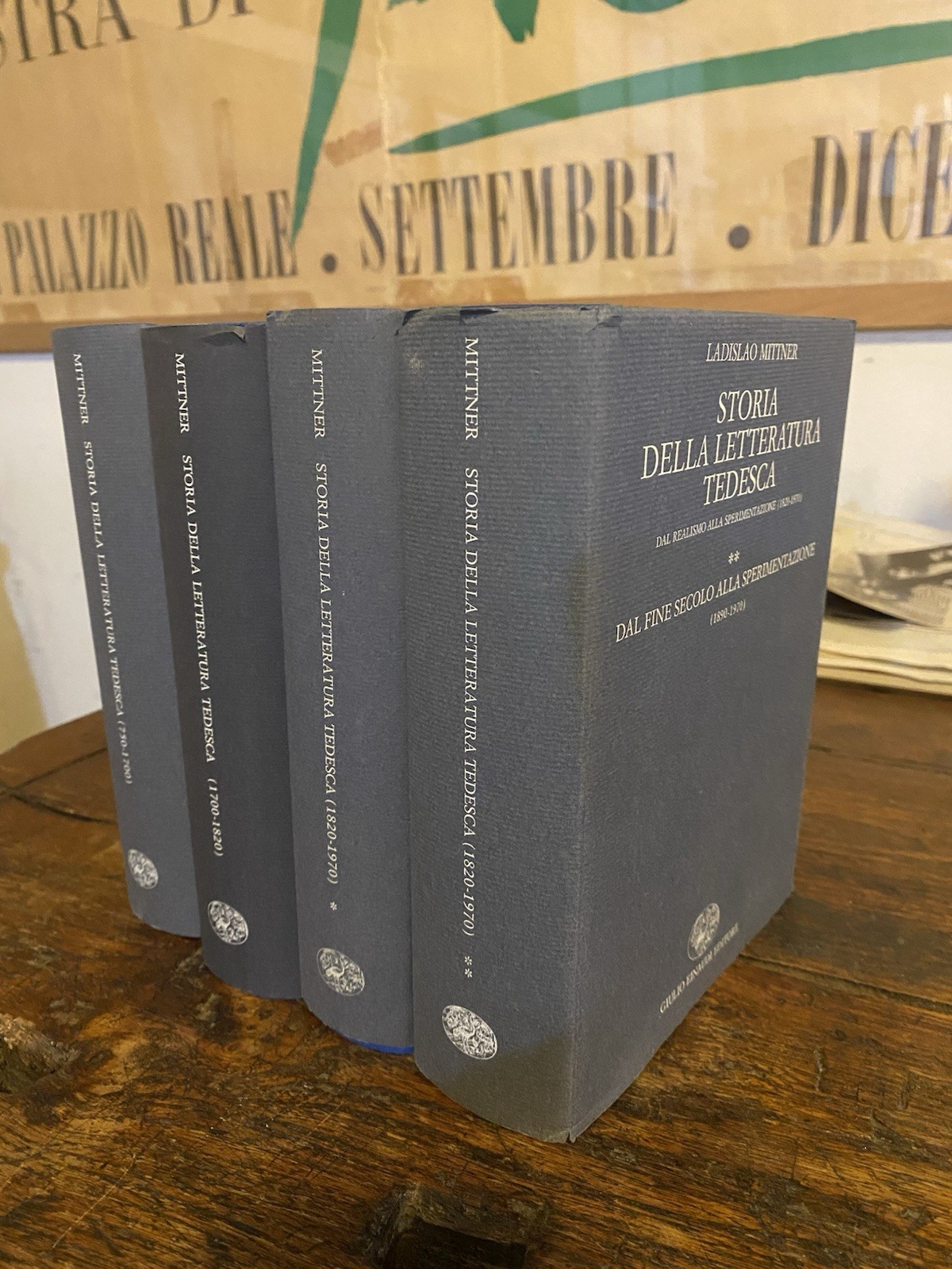 Mittner Ladislao Storia della letteratura tedesca Torino Einaudi 1964/1977