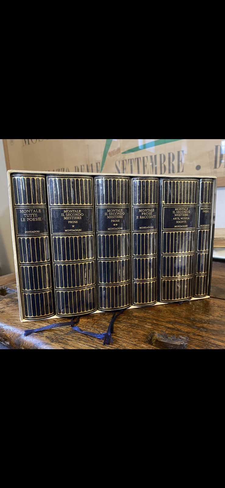 Montale Eugenio Opere complete Milano Mondadori 1996