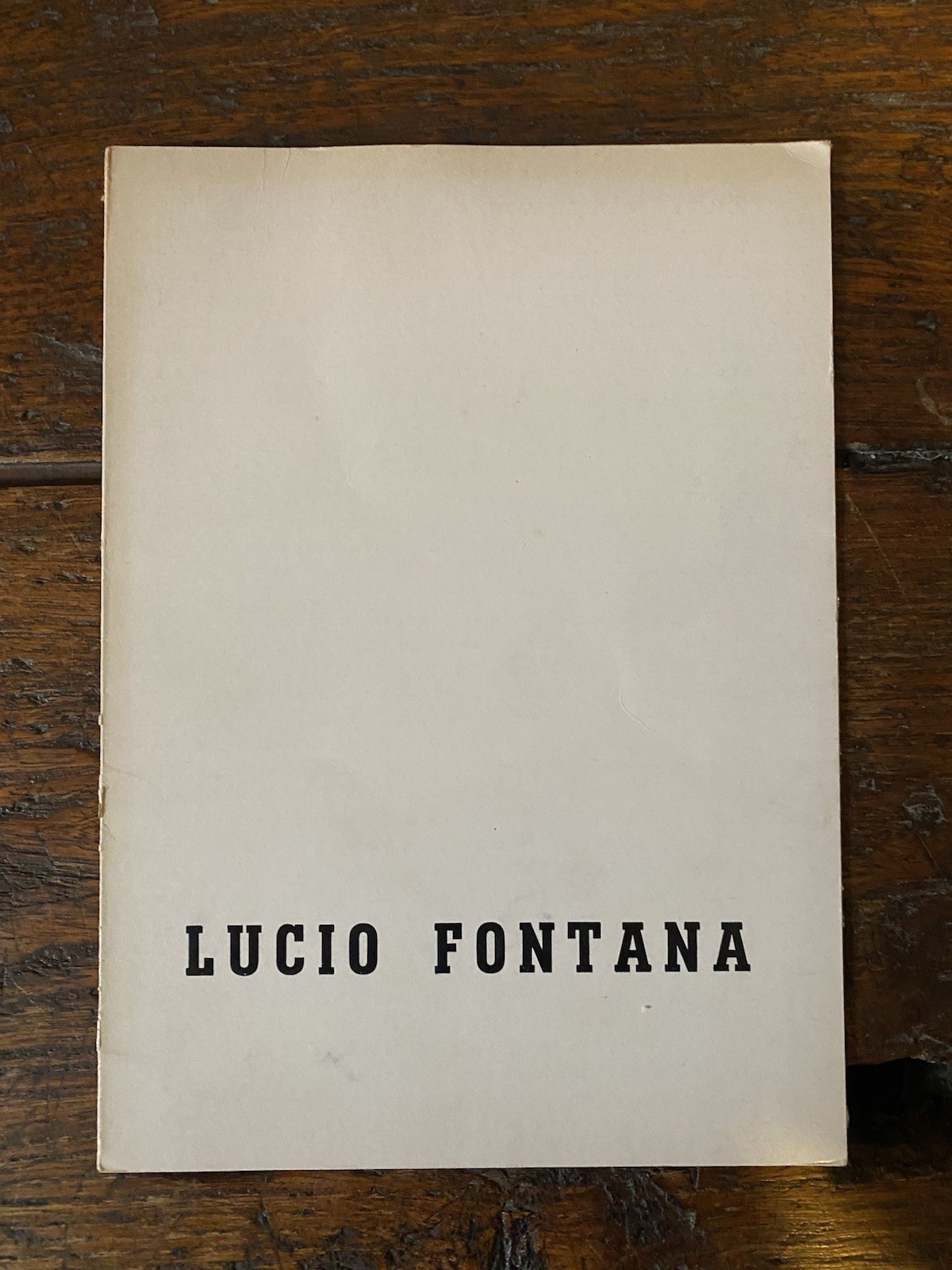 Mozzanbani A. Lucio Fontana Verona Galleria Ferrari 1967