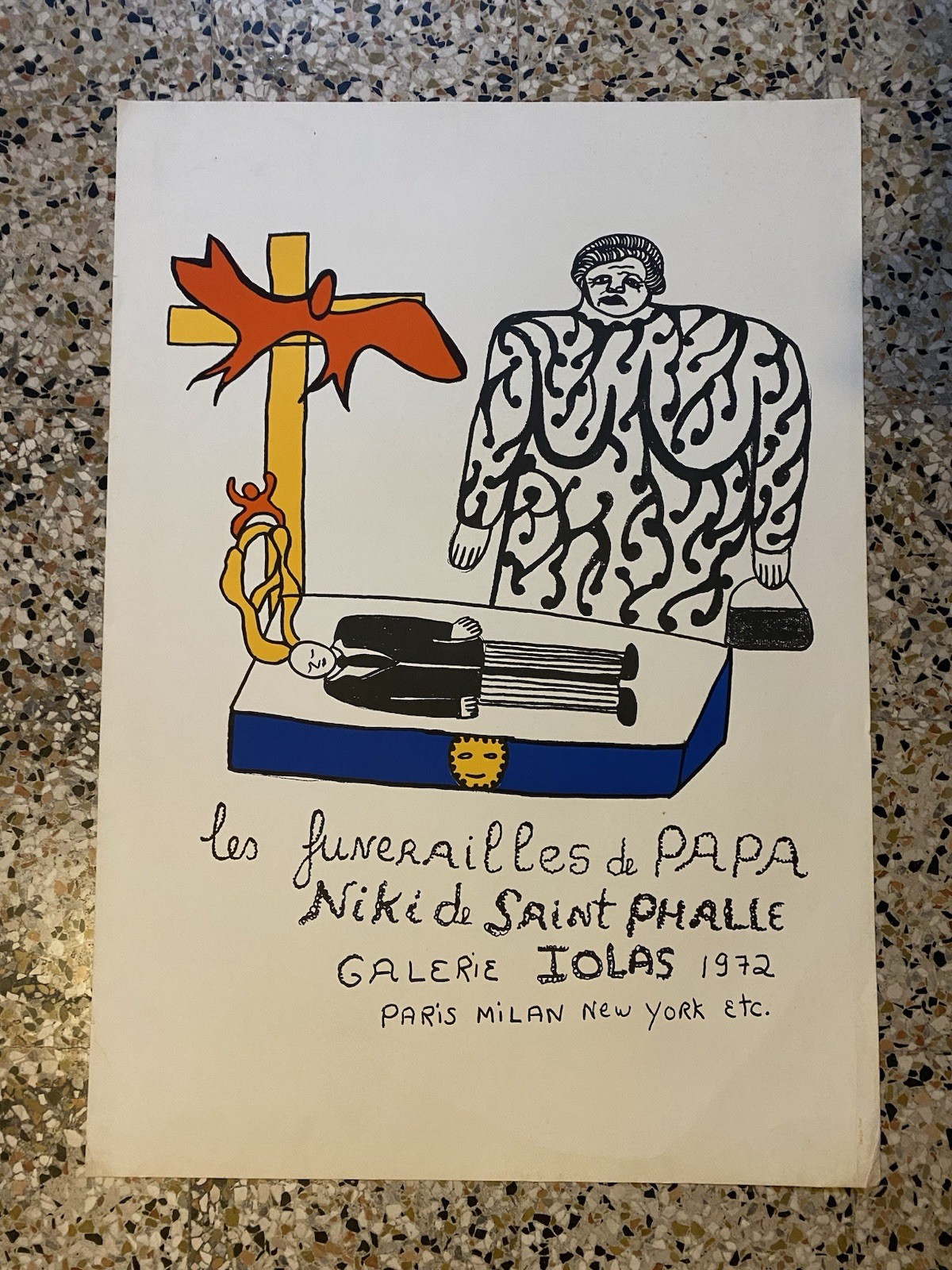 Niki de Saint Phalle Poster 85x 60 cm Les funerailles …