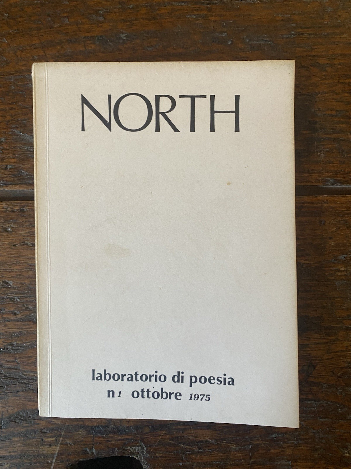 Nolli Piercarlo diretto da, North Laboratorio di Poesia n. 1 …
