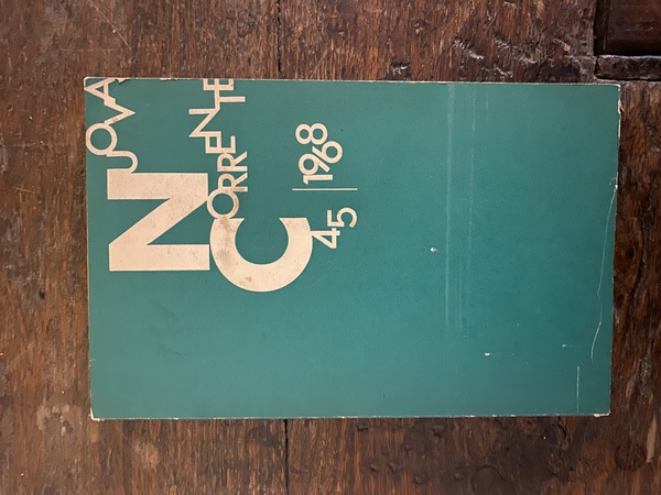 Nuova Corrente Rivista trimestrale di letteratura n. 45 / 1968