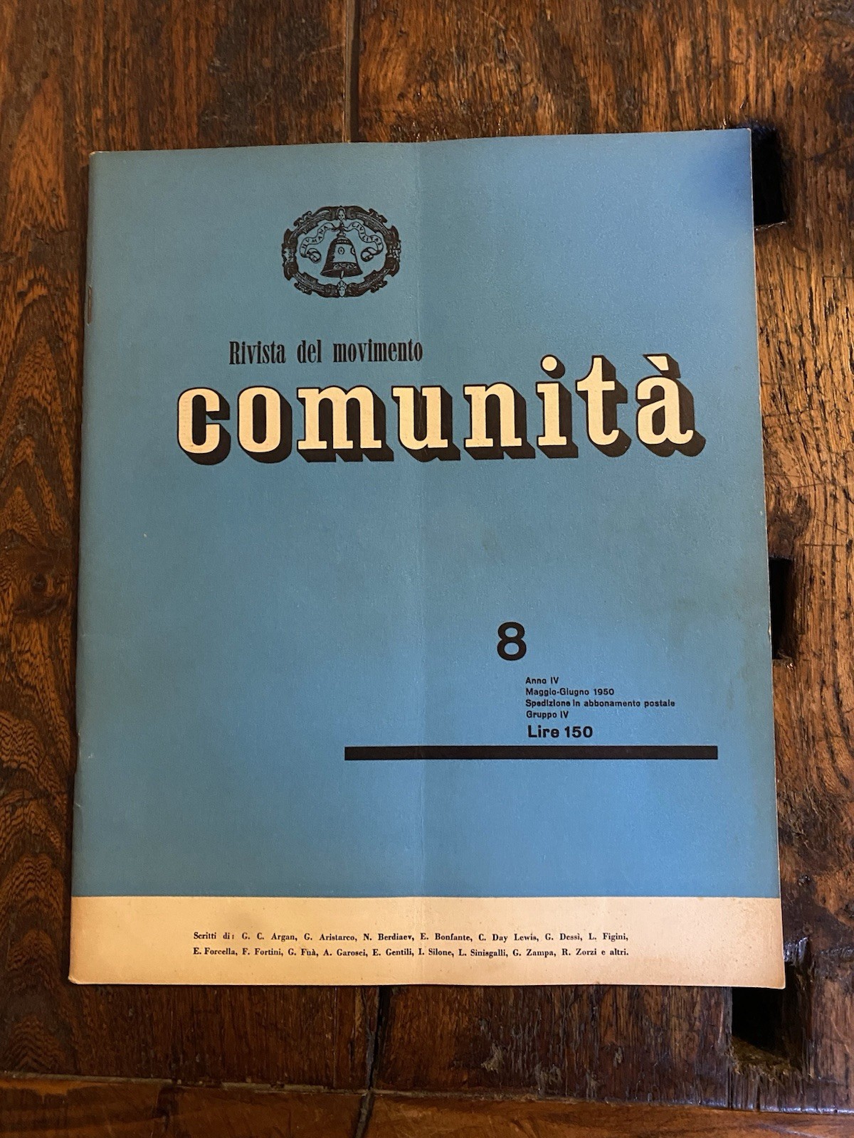 Olivetti Adriano Comunità Rivista bimestrale del movimento Anno IV n. …