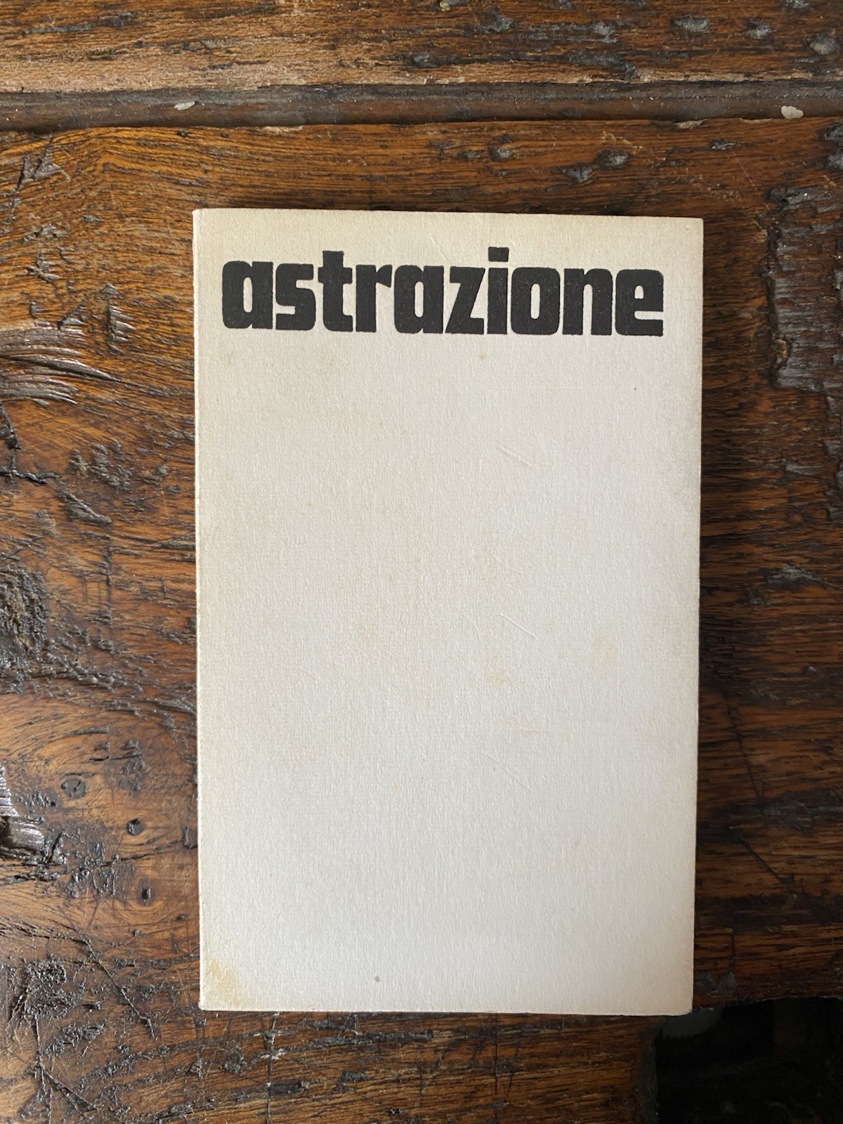 Parmiggiani Claudio Astrazione Milano Scheiwiller 1968