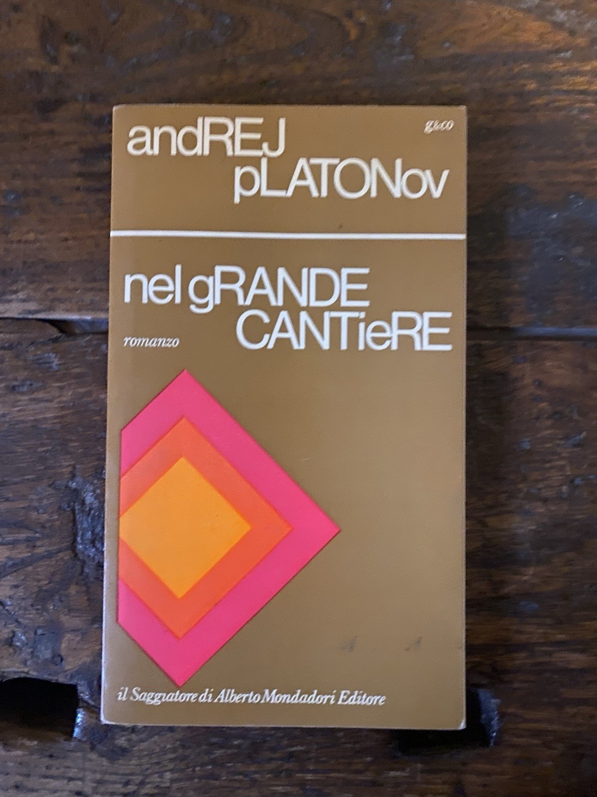 Platonov Andrej Nel grande cantiere Milano Il saggiatore 1968