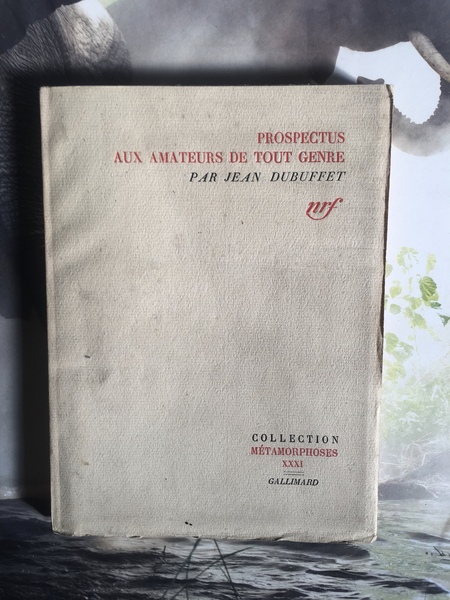 Prospectus aux amateurs de tout genre
