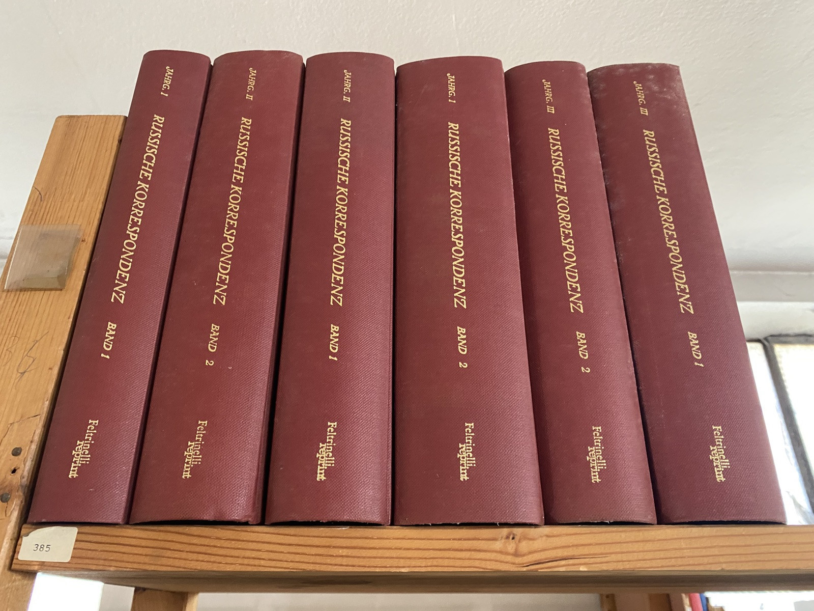 Radek Karl diretta da Russischen Korrespondenz 1920 - 1922 Feltrinelli …