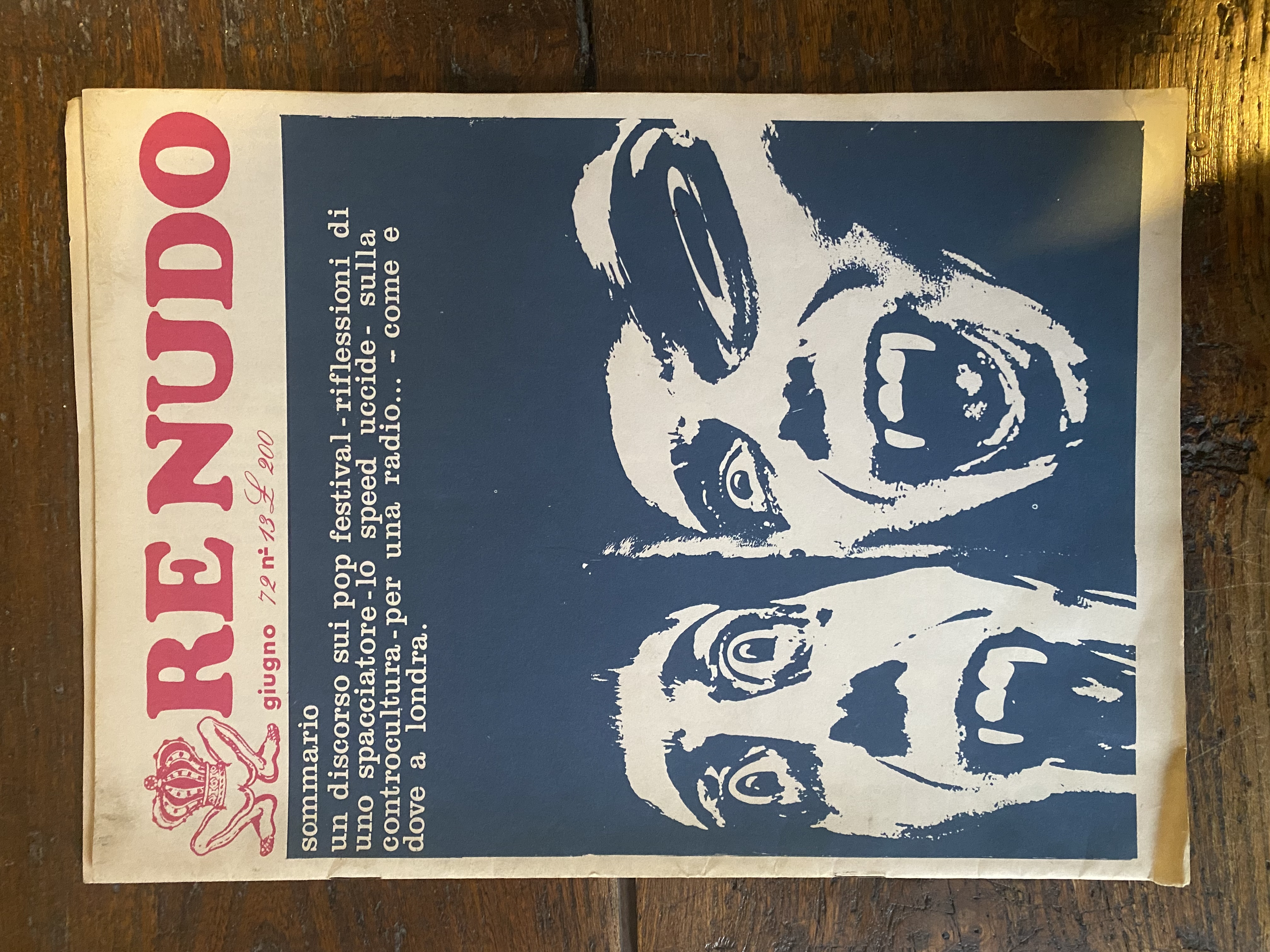 Re Nudo giugno 72 n. 13