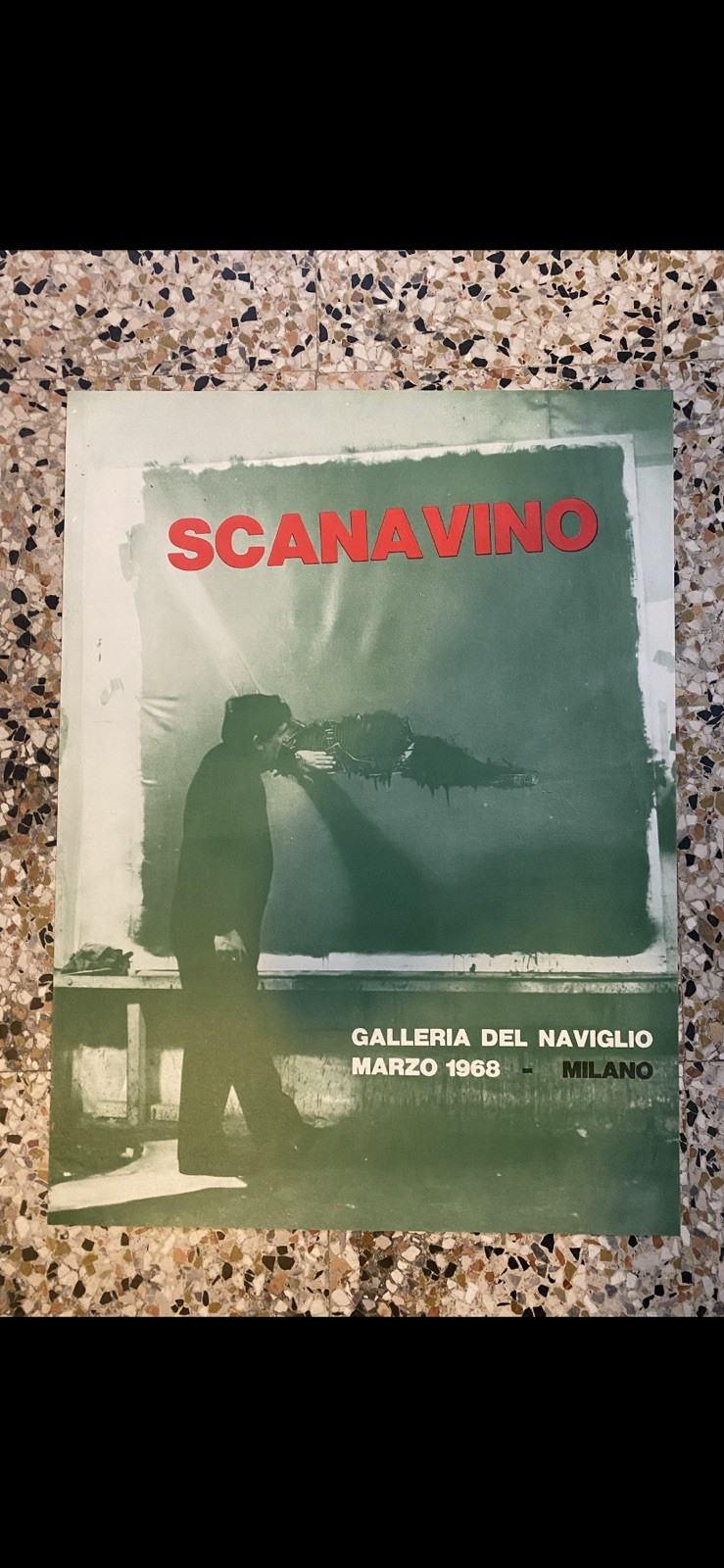 Scanavino Emilio Manifesto / Poster 60 x 40 cm Milano …