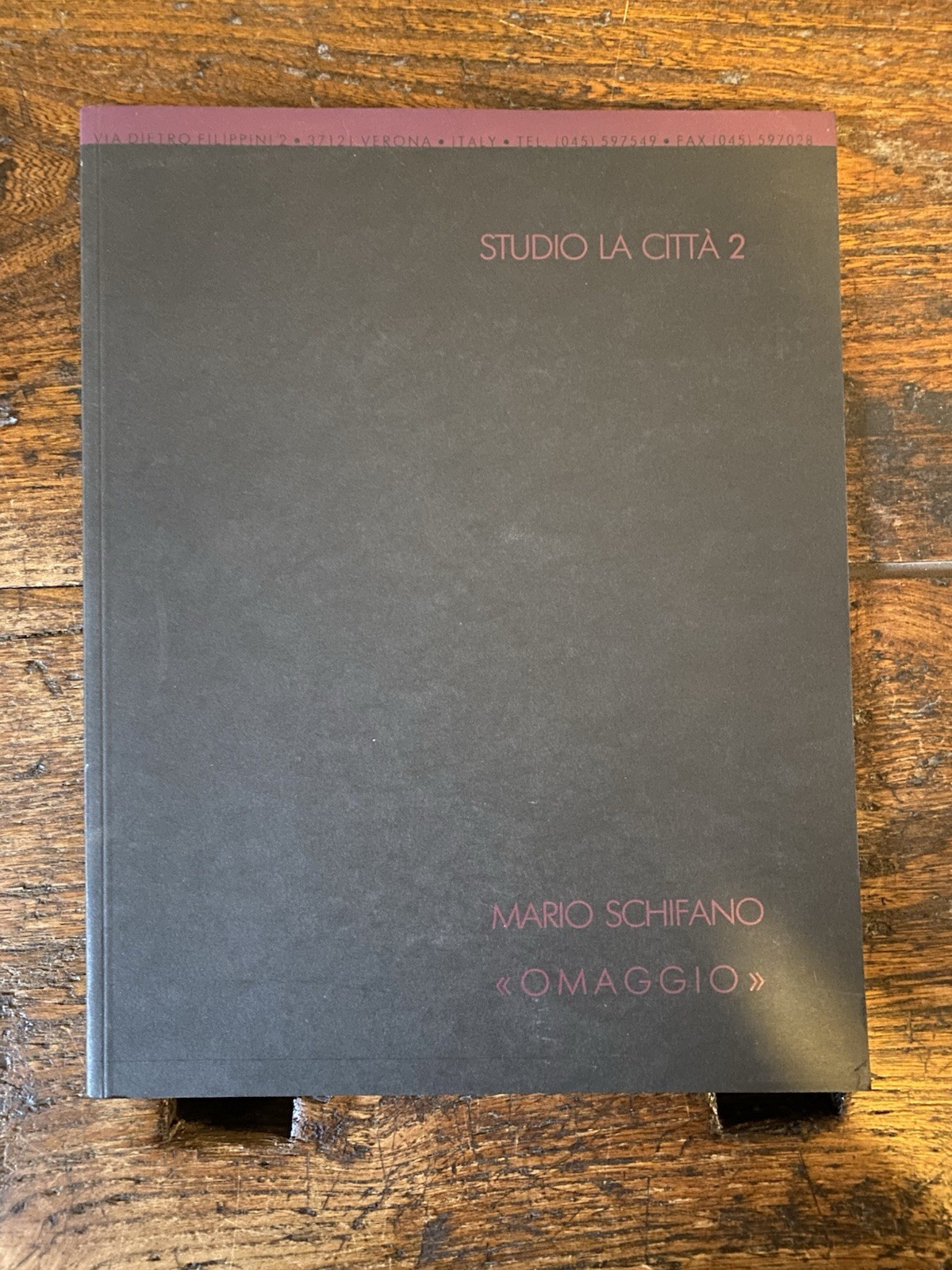 Schifano Mario Omaggio Verona Studio La città 2 1991