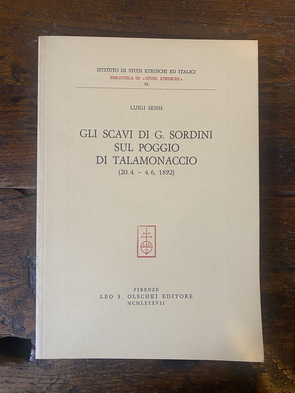 Sensi Luigi Gli scavi di G. Sordini sul Poggio di …