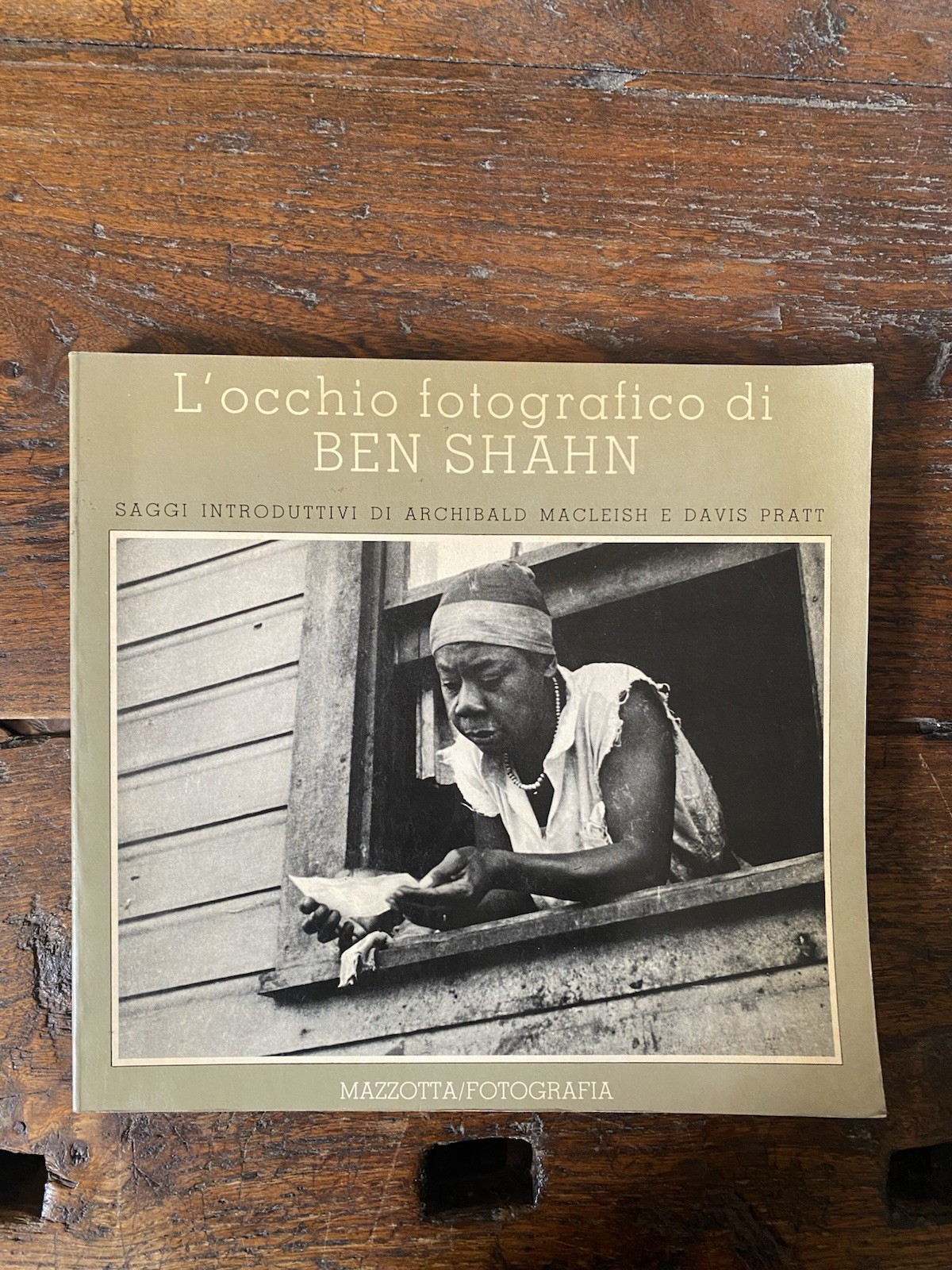 Shahn Ben L'occhio fotografico Milano Mazzotta 1979