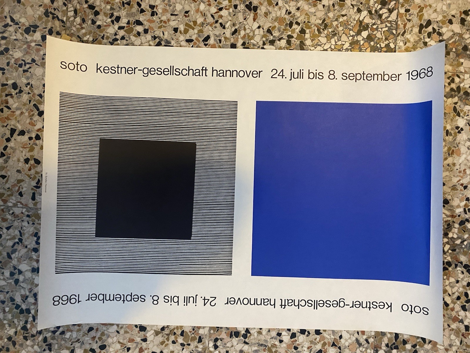 Soto Jesus Manifesto / Poster 59 x 49 Hannover Kestner-Gesellschaft …