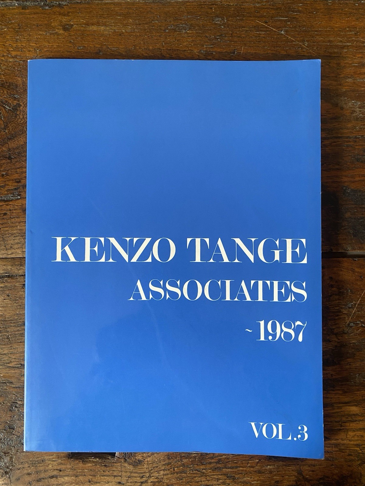 Tange Kenzo Associates 1987 Vol. 3