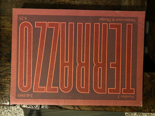 Terrazzo Number 3 Architecture & Design Fall 1989
