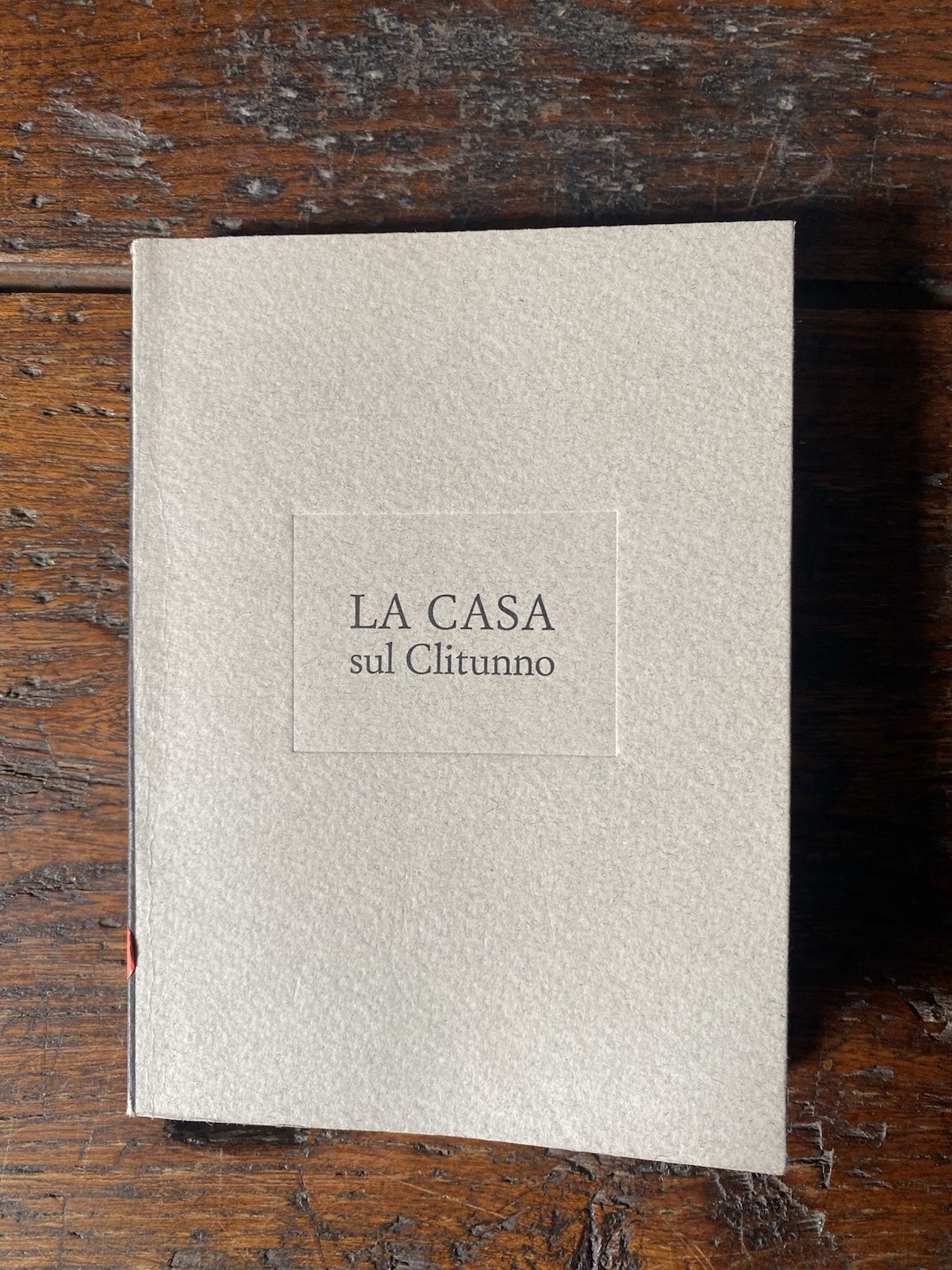 Tomassoni Italo La casa sul Clitunno Petruzzi editore s.d.