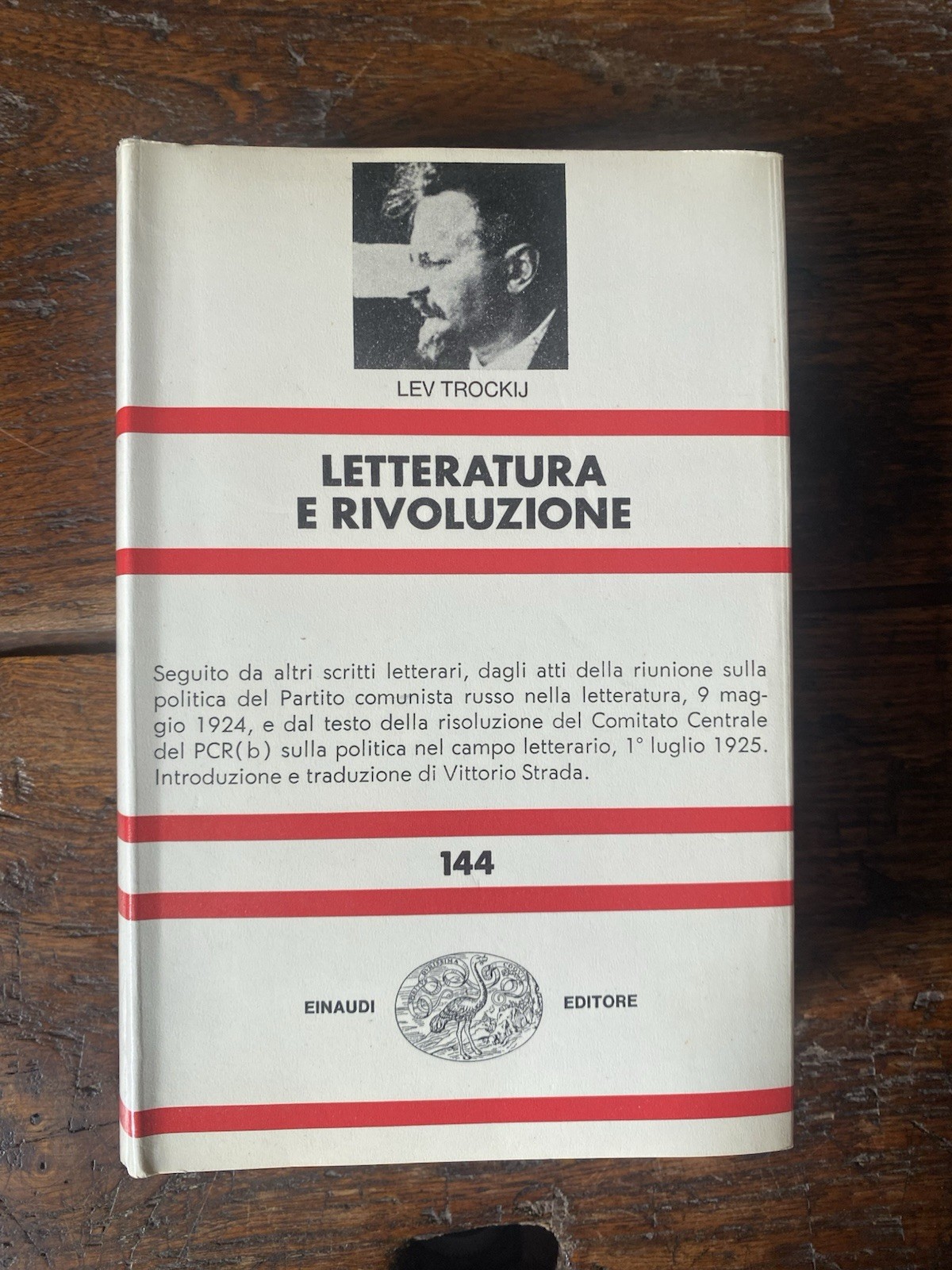 Trockij Lev Letteratura e rivoluzione Torino Einaudi 1973