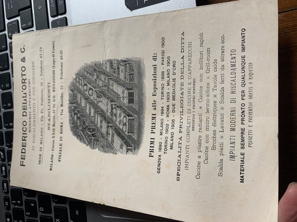 Federico Dell'Orto & C. Moderni apparecchi di riscaldamento e per …