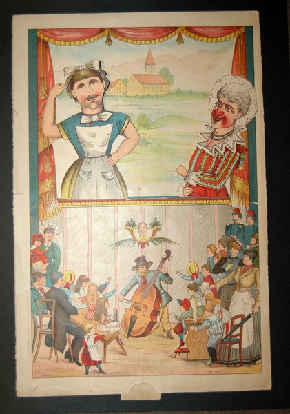 Scena di teatro con spettatori