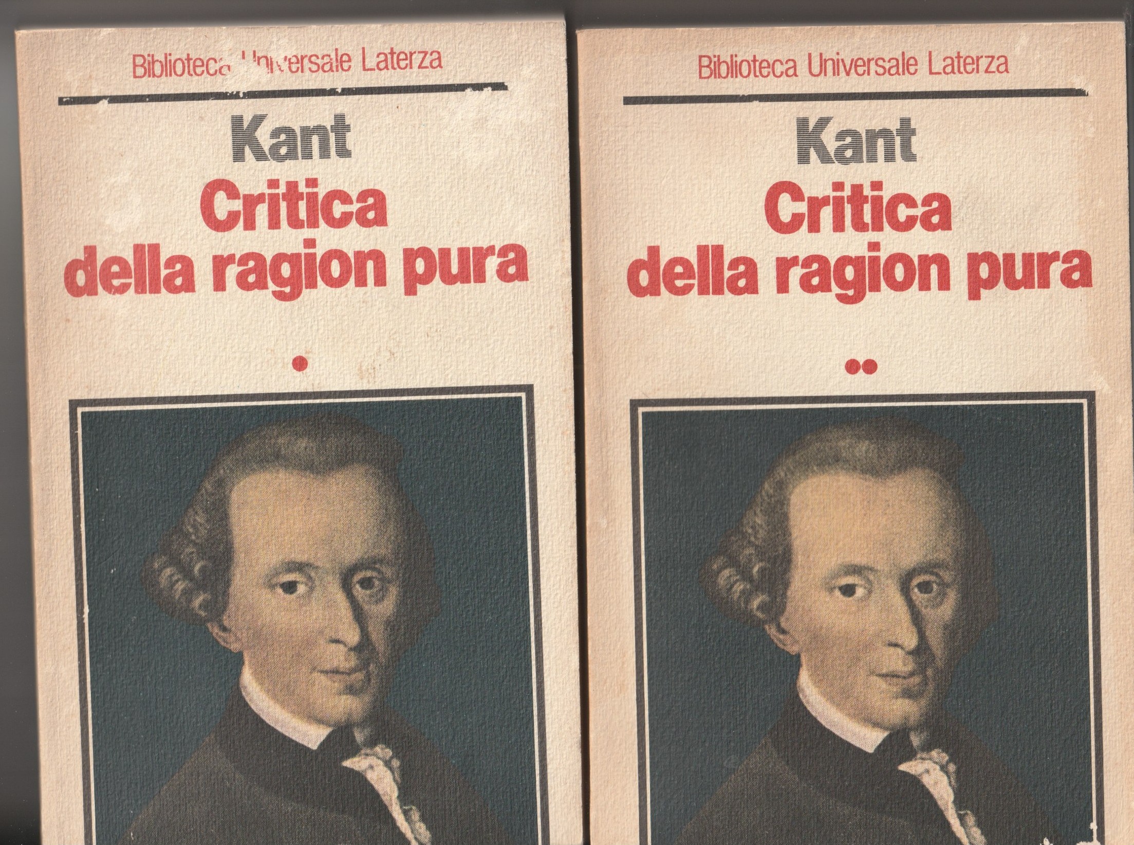 Critica della ragion pura. 2 volumi