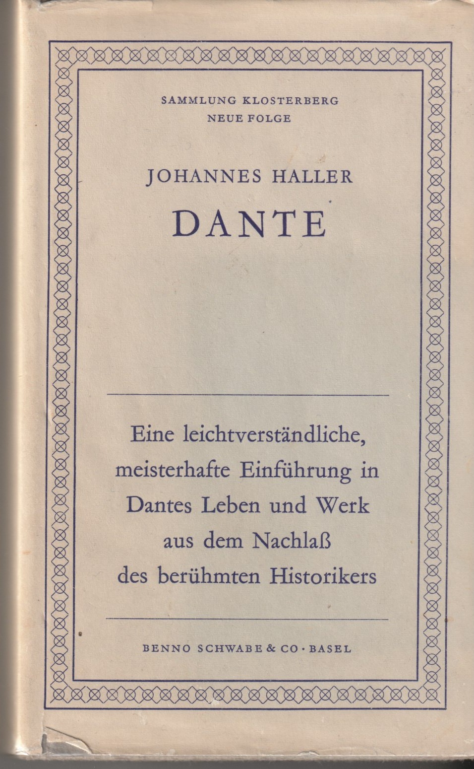 Dante. Dichter und Mensch