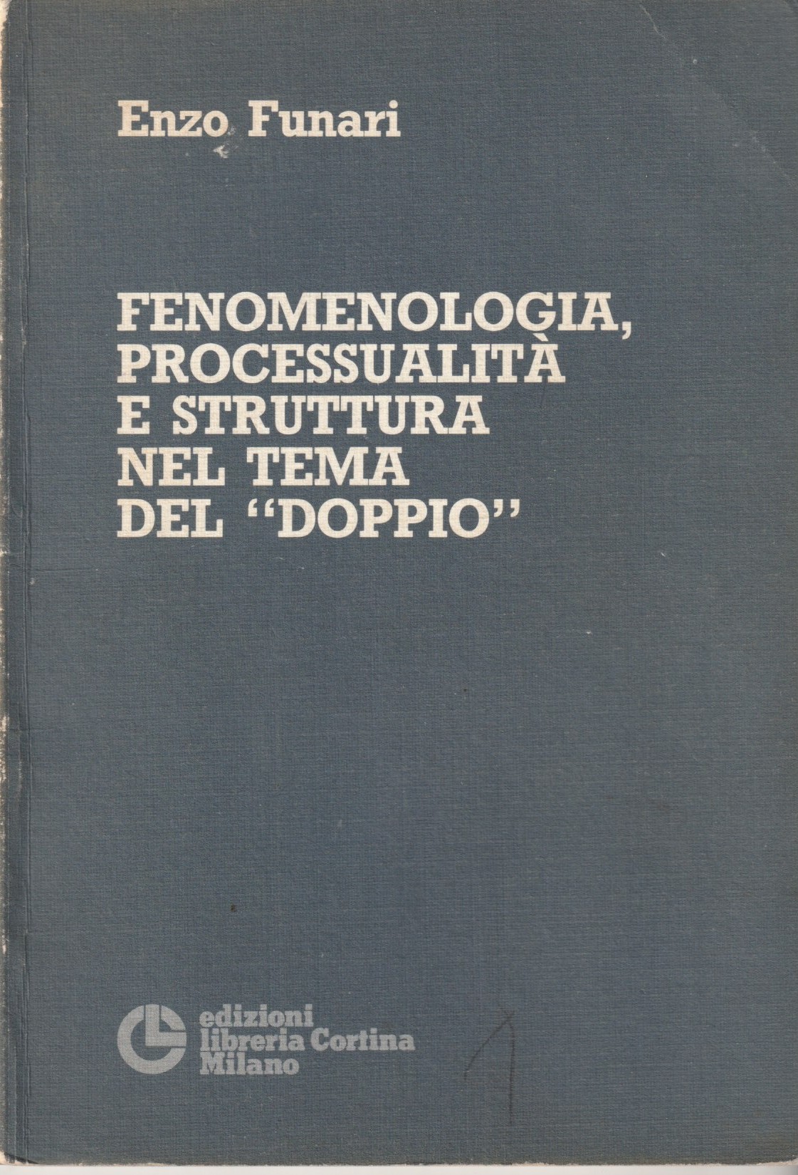 Fenomenologia, processualita' e struttura nel tema del "doppio"