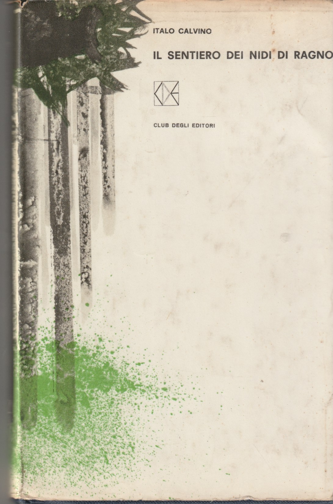 Il sentiero dei nidi di ragno. Copertina di Bruno Munari