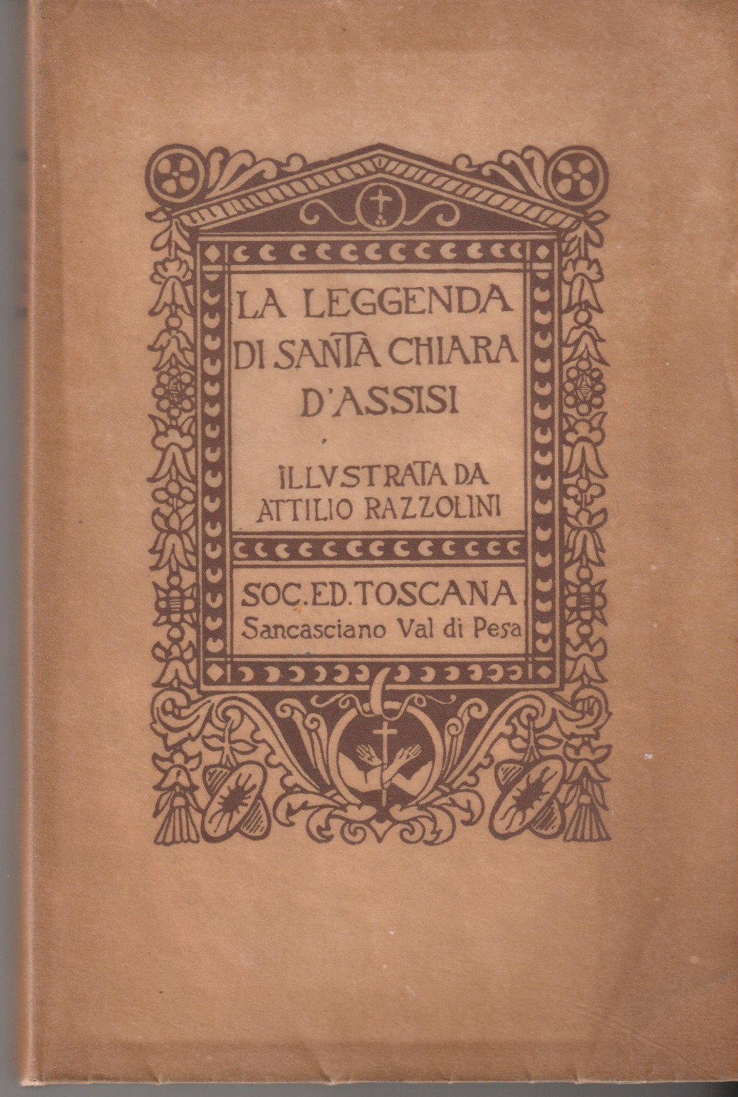 La leggenda di Santa Chiara d'Assisi illustrata da Attilio Razzolini