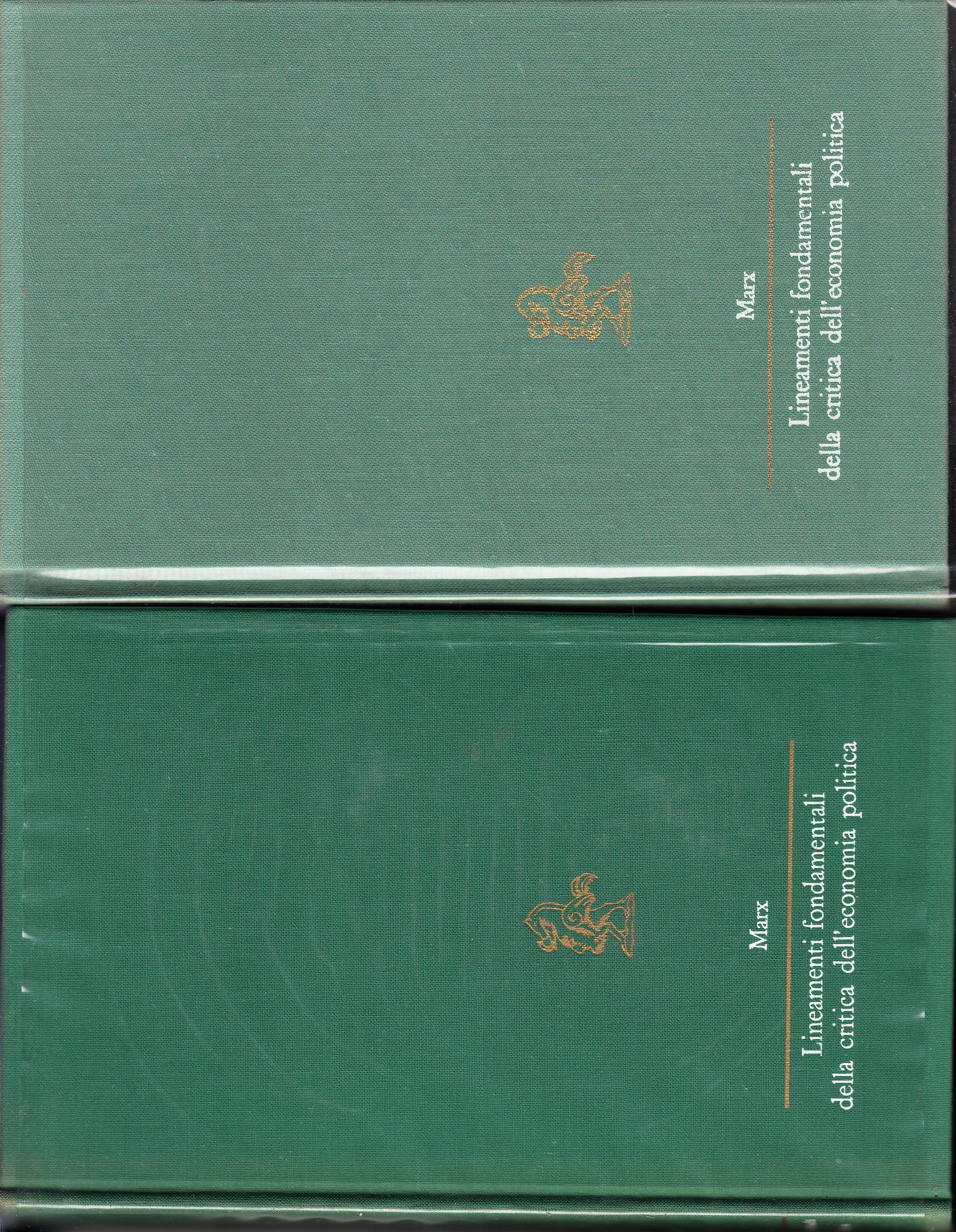 Lineamenti fondamentali della critica dell'economia politica. 1857-1858. Volume primo e …