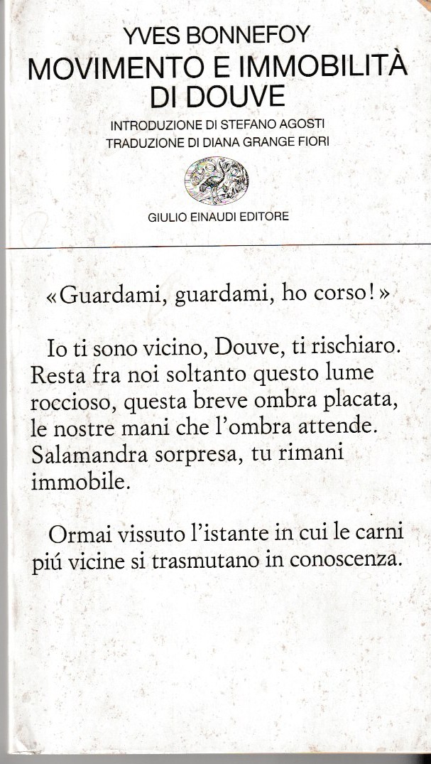 Movimento e immobilità di Douve