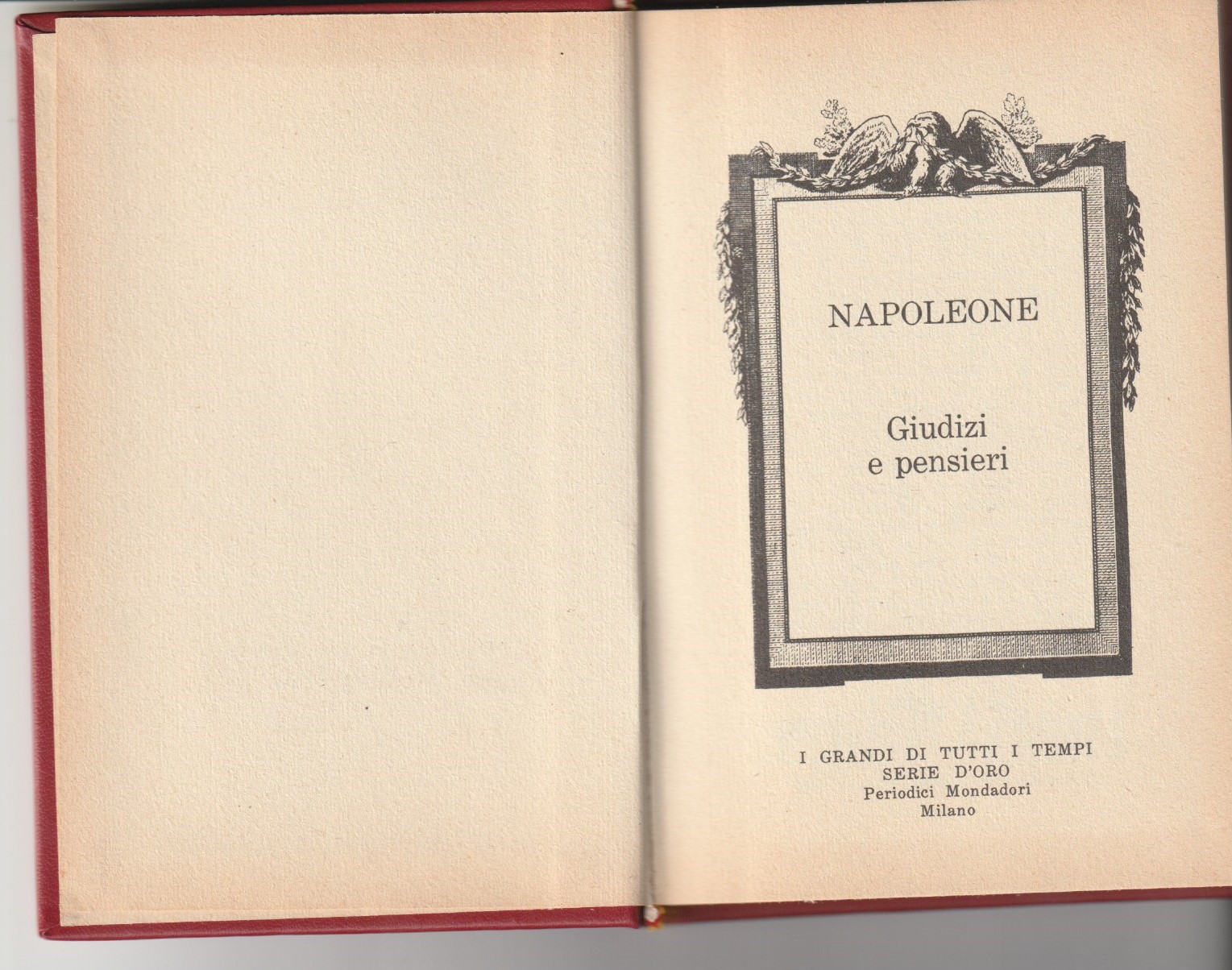 Napoleone. Giudizi e pensieri