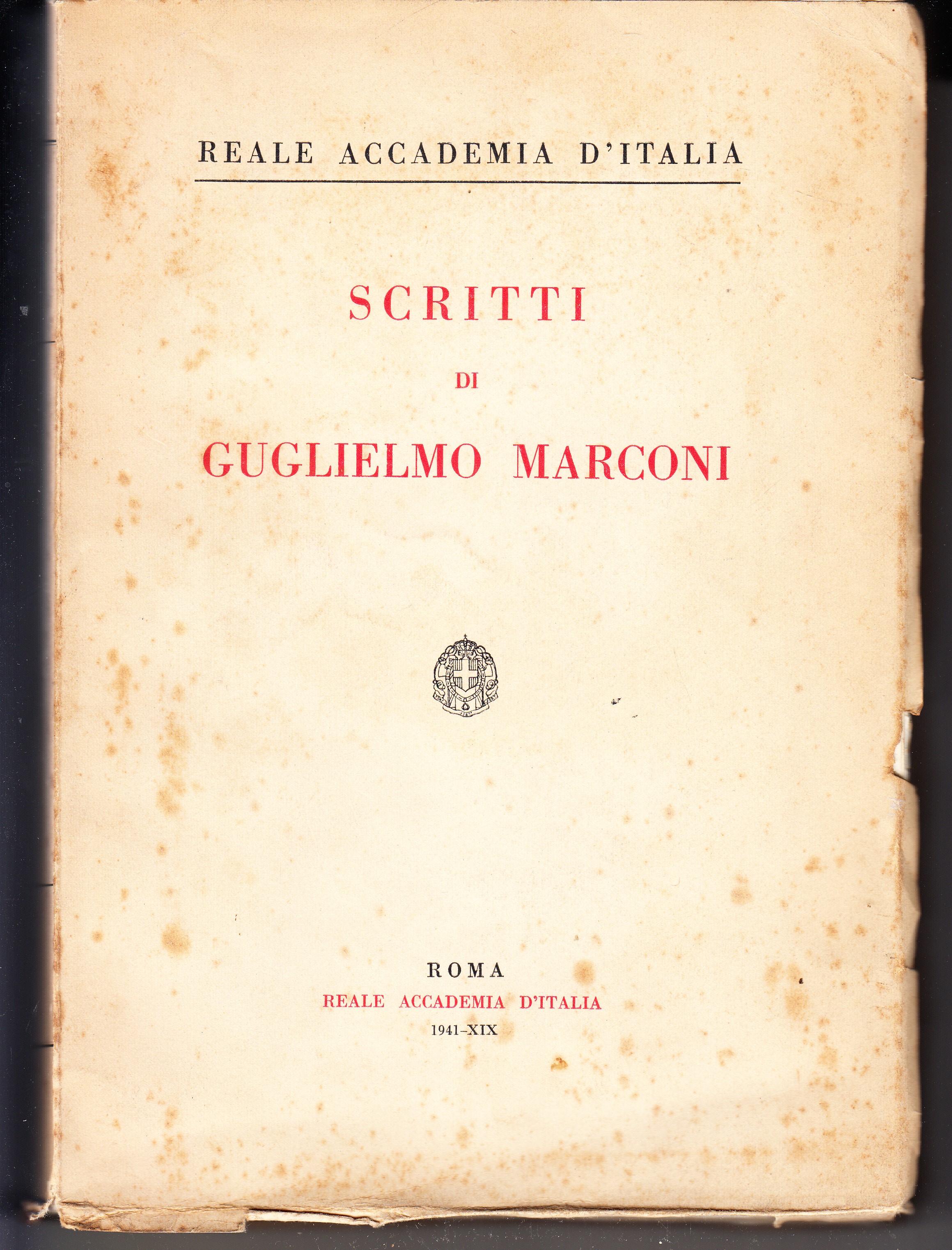 Scritti di Guglielmo Marconi