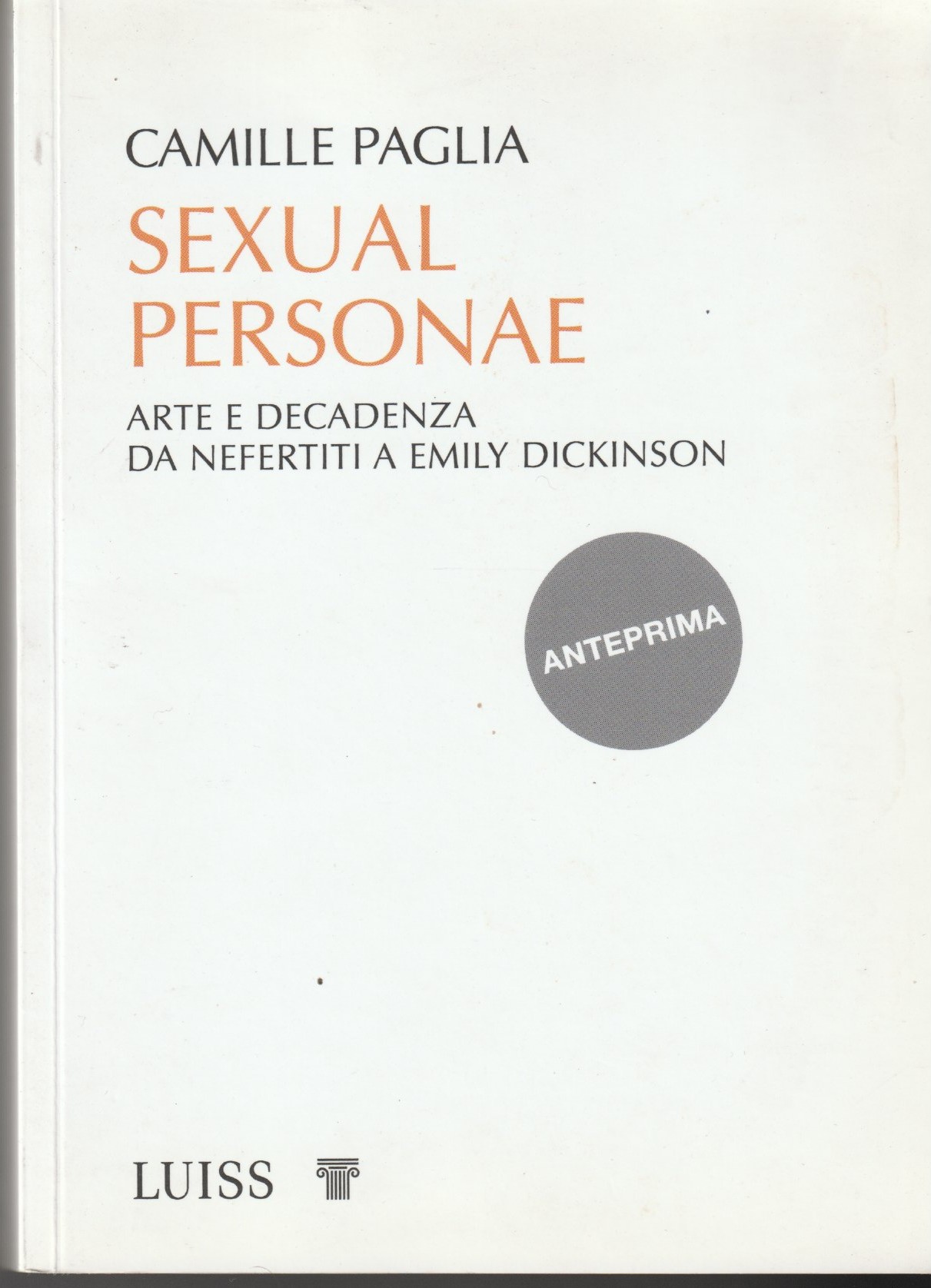 Sexual Personae. Arte e decadenza da Nefertiti a Emily Dickinson