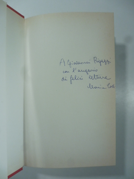 Il canto delle sirene. Copia con dedica dell'Autrice (signed copy)