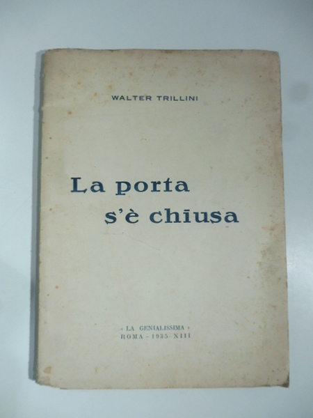 La porta s'e' chiusa