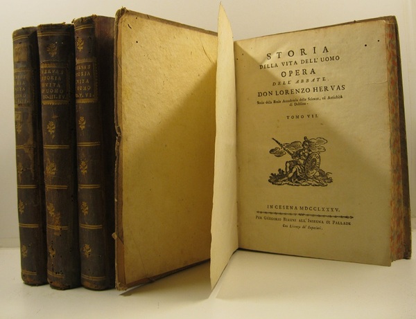 Storia della vita dell'uomo. Opera dell'Abate don Lorenzo Hervas. Socio …