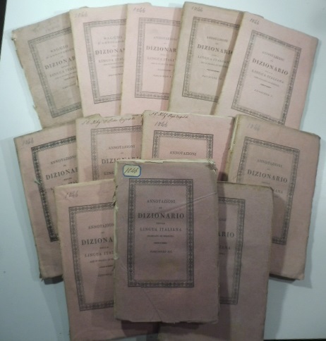 Saggio d'annotazioni al Dizionario della lingua italiana che si stampa …