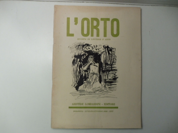 L'Orto. Rivista di lettere e arte. Anno V. N. 4 …