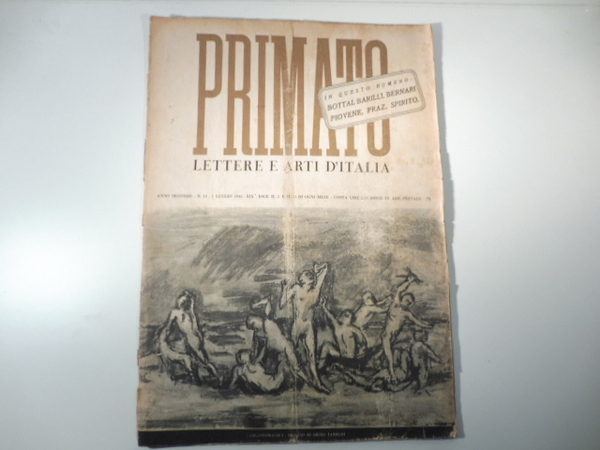 Primato. Lettere e arti d'Italia, n. 13, 1 luglio 1941