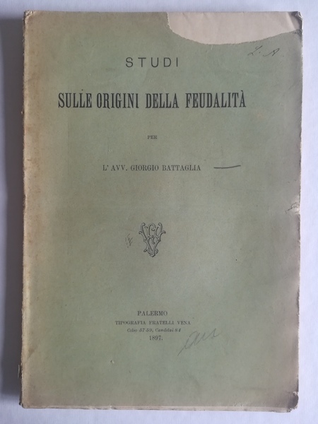 Studi sulle origini della feudalita'