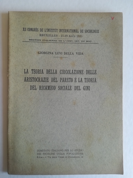 La teoria della circolazione delle aristocrazie del Pareto e la …