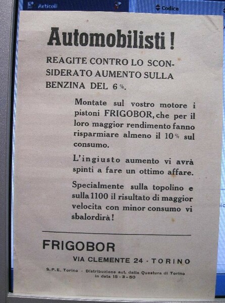 Automobilisti! Reagite contro lo sconsiderato aumento sulla benzina del 6%. …