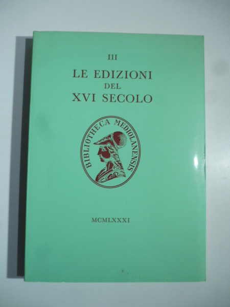 Le edizioni del XVI secolo