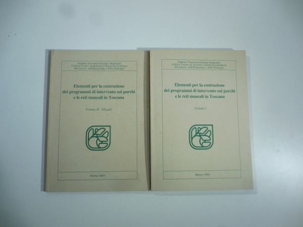 Elementi per la costruzione dei programmi di intervento sui parchi …