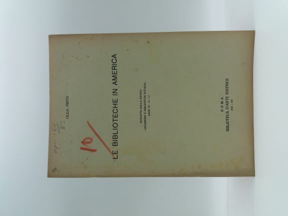 Le biblioteche in America