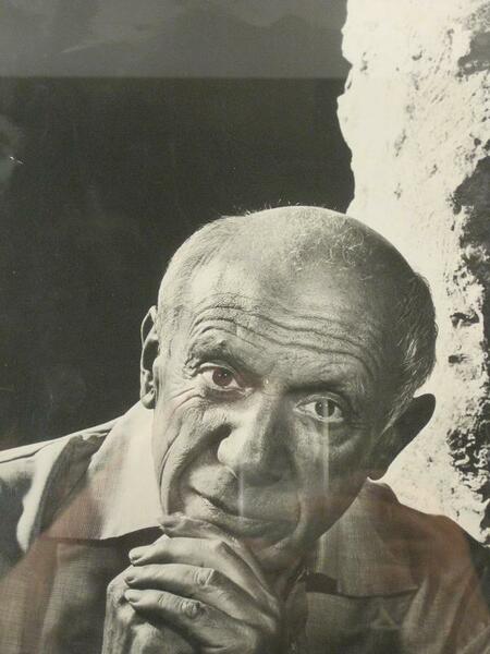 Pablo Picasso. Painter and sculptor. Portrait study by Karsh of …